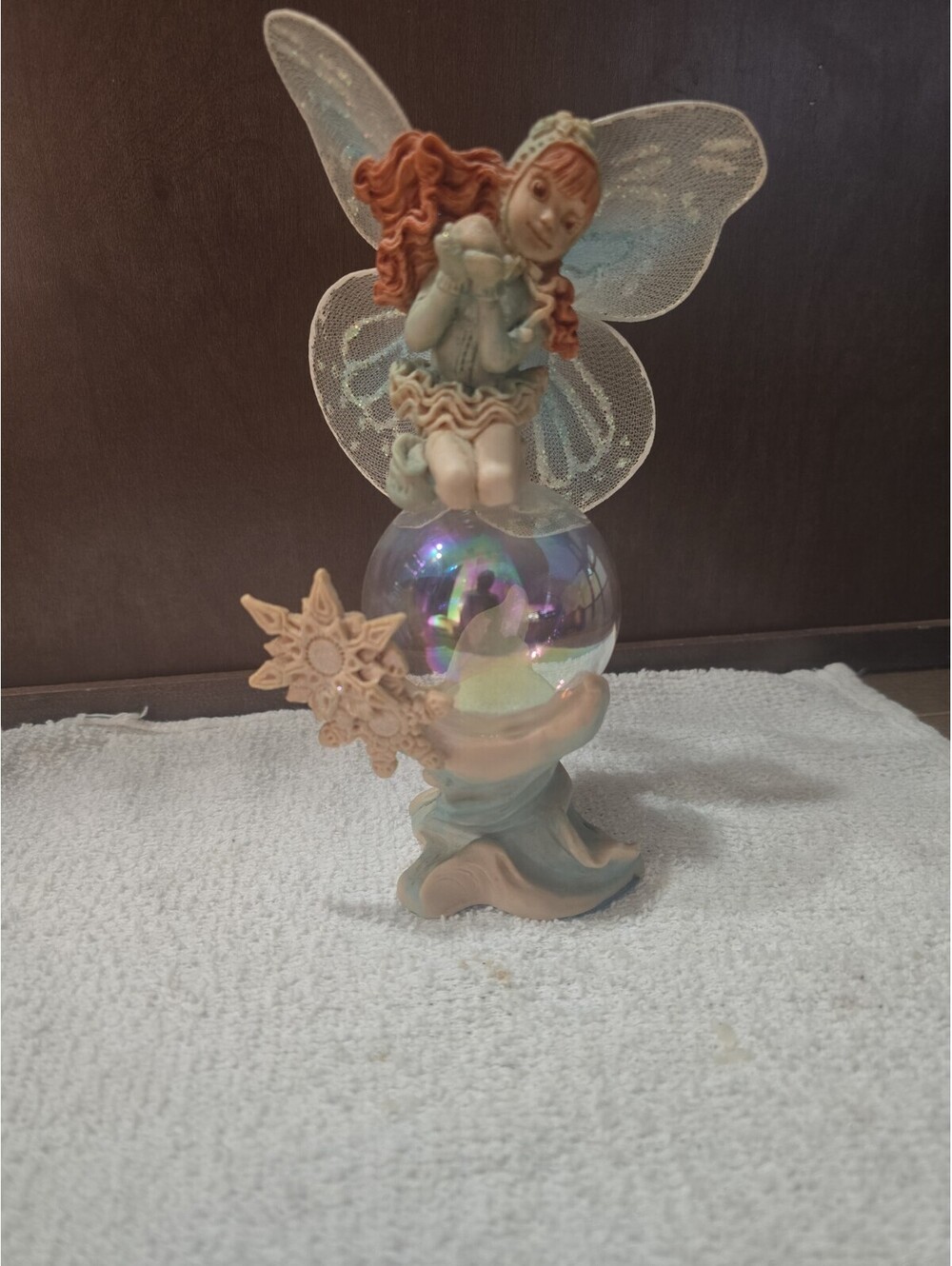 Vintage Rawcliffe Bubble Fairies Jessica DeStefano “SNOW” Figurine 1991 #2848